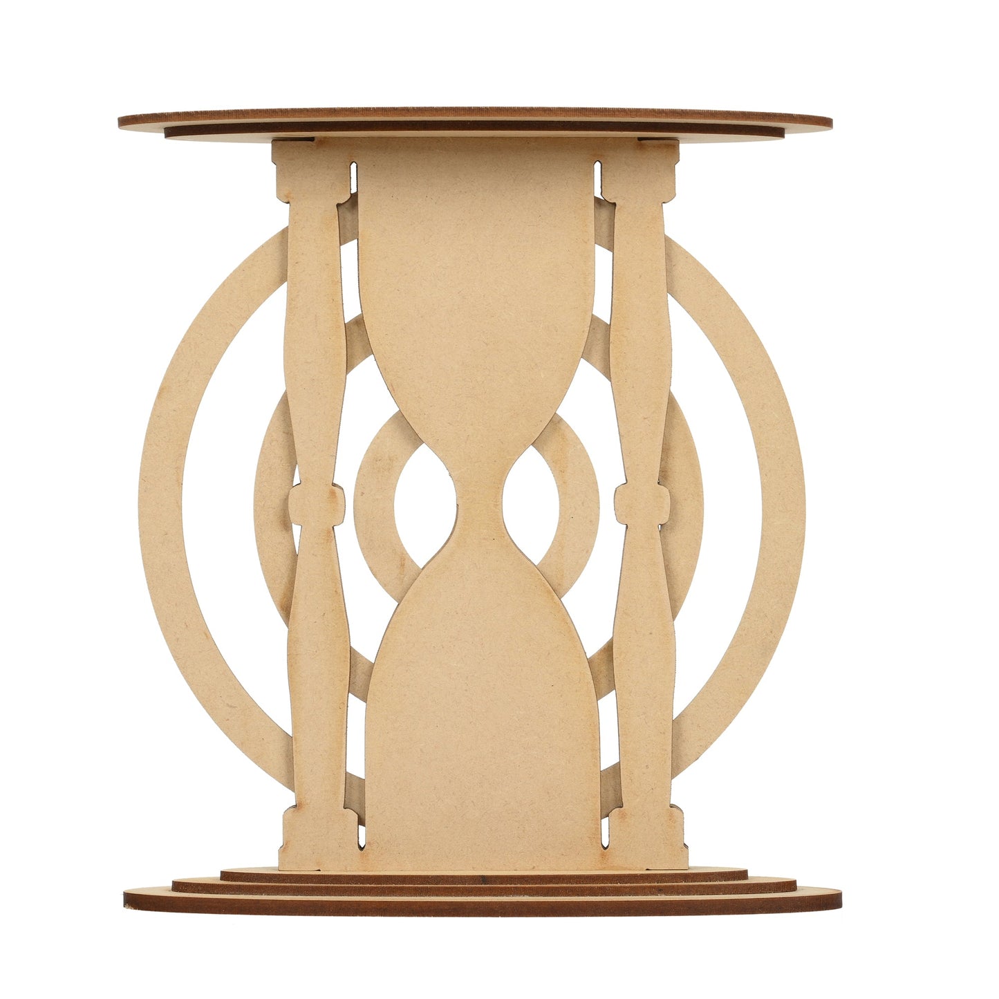 Sand Timer Shaped Wooden Table Calendar | Perpetual Calendar - The Engraved Store