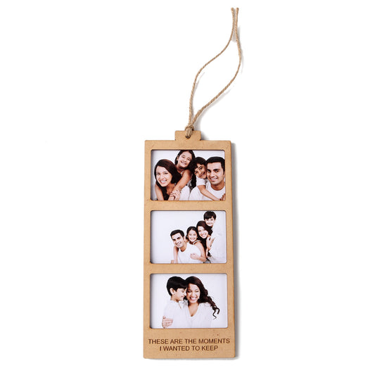 These Are The Moments I Wanted To Keep | Valentine's Day Wooden Photo Frame | Custom Gift - The Etch Wood