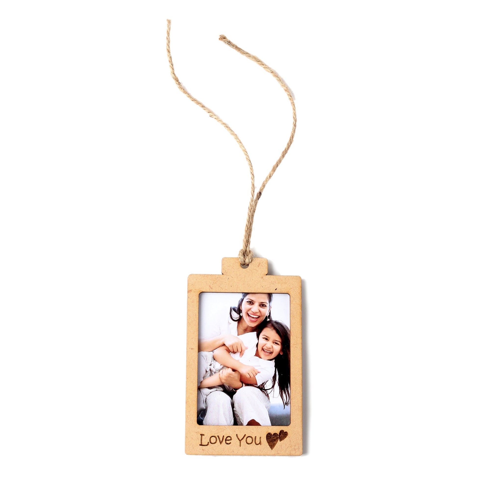 Love You | Wooden Photo Frame | Customised Gift - The Etch Wood